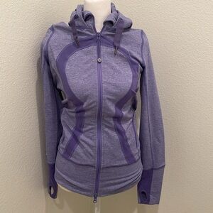 EUC Womens Lululemon athletica  Stride 4 Purple Full Zip Jacket​​​​​​